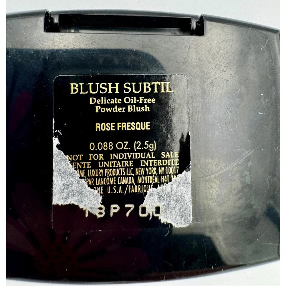 Lancome Blush Subtil Mini 2.5g — 345 Rose Fresque NEW (Torn Back Label)
